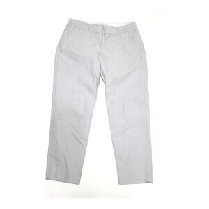 J Crew factory grey cotton dress pants women's size 2